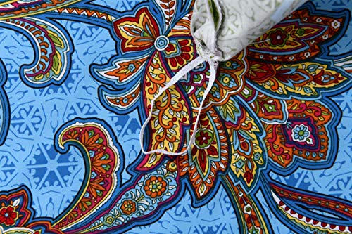 LELVA Boho Style Bedding Set Bohemian Ethnic Style Bedding Set Boho Duvet Cover Set Camel Pattern Bedding Set Queen/King 4pcs (1, Queen)