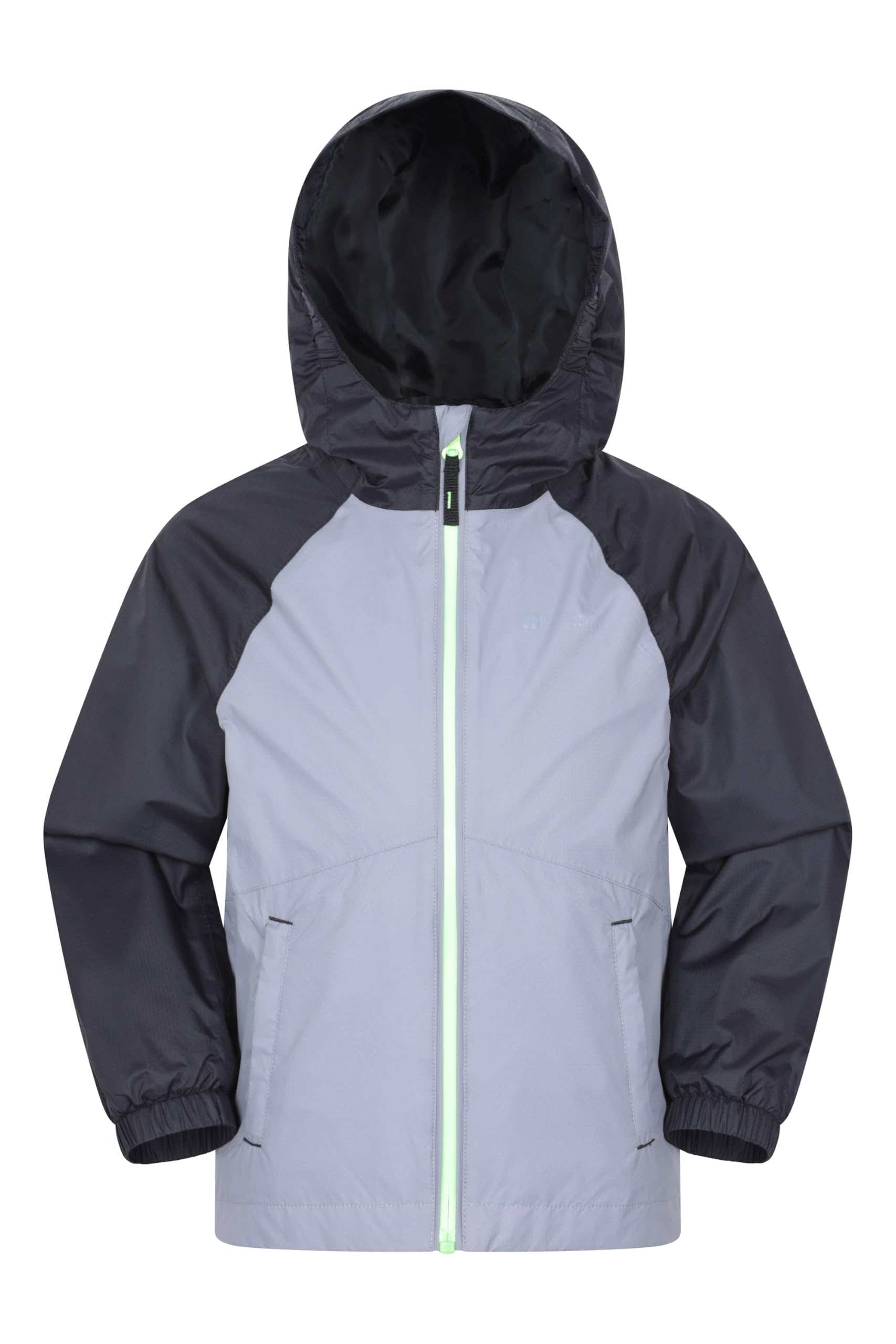 Mountain Warehouse Torrent Kids Rain Jacket Alloy Grey (Lightweight) 5-6y