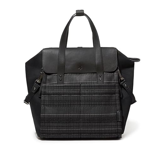 Skip Hop Highline - Mochila convertible para pañales, color negro, talla única