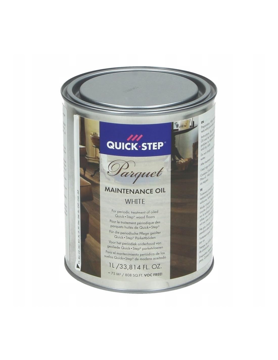 Quick Step - Aceite de mantenimiento (1 L), color blanco