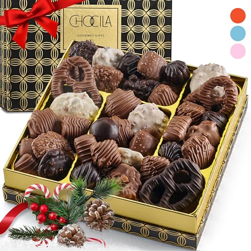 Christmas Gourmet Chocolate Gift Box | Assorted Chocolates Variety...