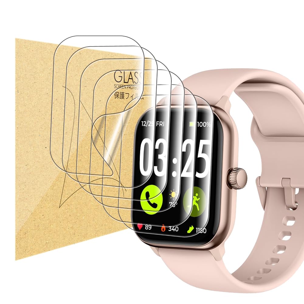 Película protectora de pantalla de reloj inteligente de TPU compatible con TPU para reloj inteligente Spade & Co Health de 1.85 pu