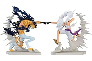 NINJAMO: One Piece Senkozekkei Monkey D Luffy Gear 5 and Rob Lucci...