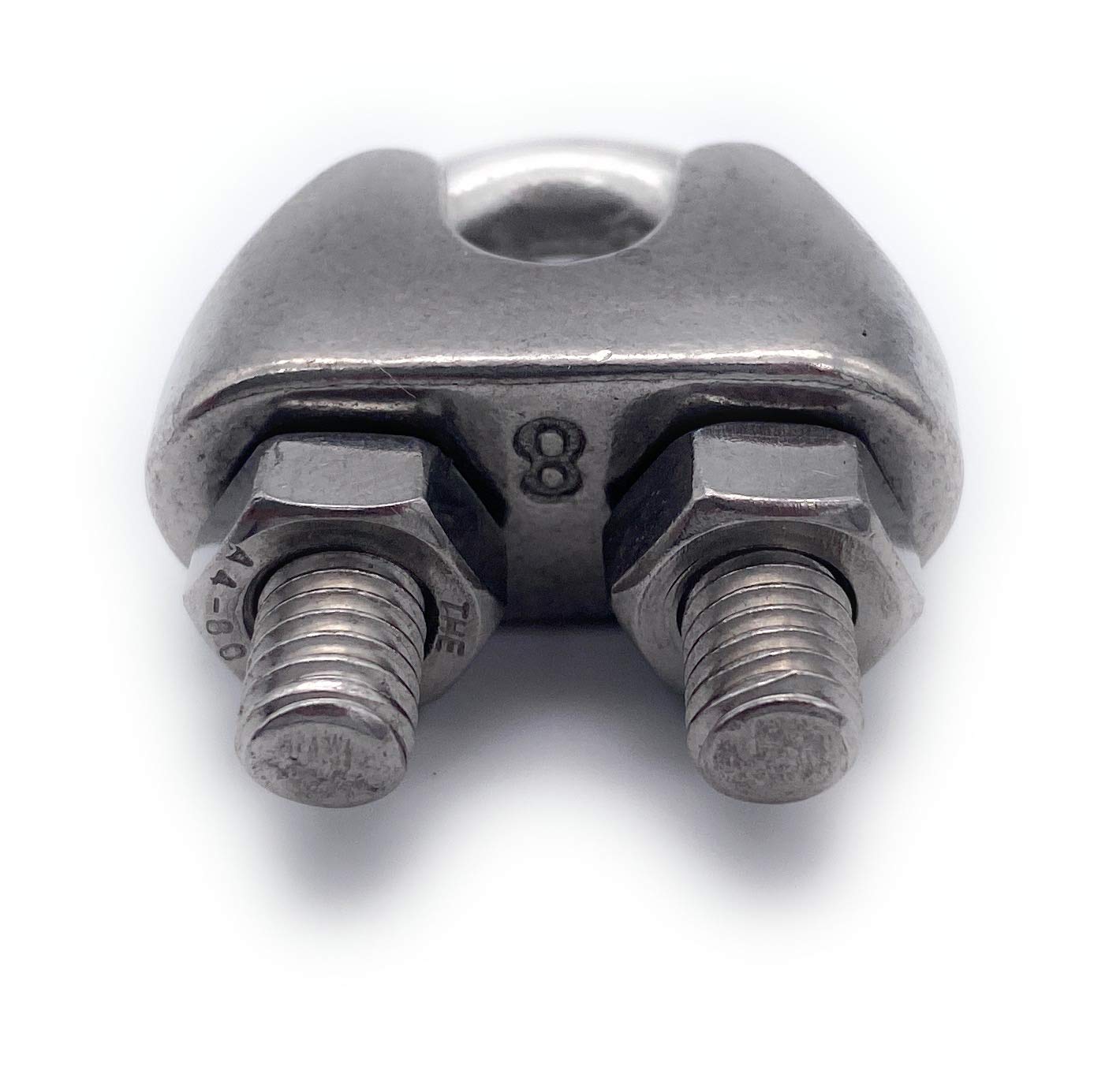 Drahtseilklemme für D=2 mm bis D=12 mm hohe Form ähnl. DIN 741 Edelst