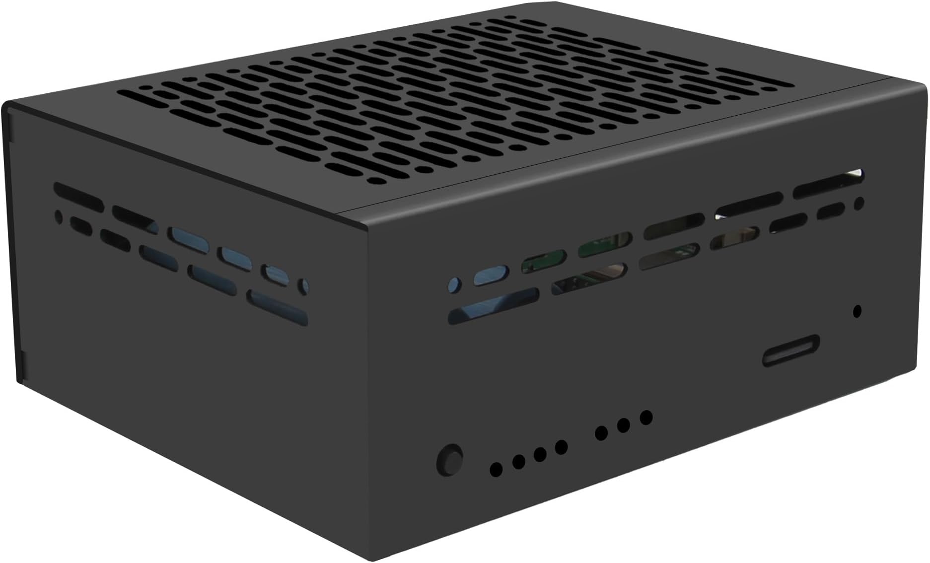 X1201-C1 Metal Case for Raspberry Pi 5 & X1201 UPS & Active Cooler & X1000/X1001/X1003/X1004/M901 PCIe Top
