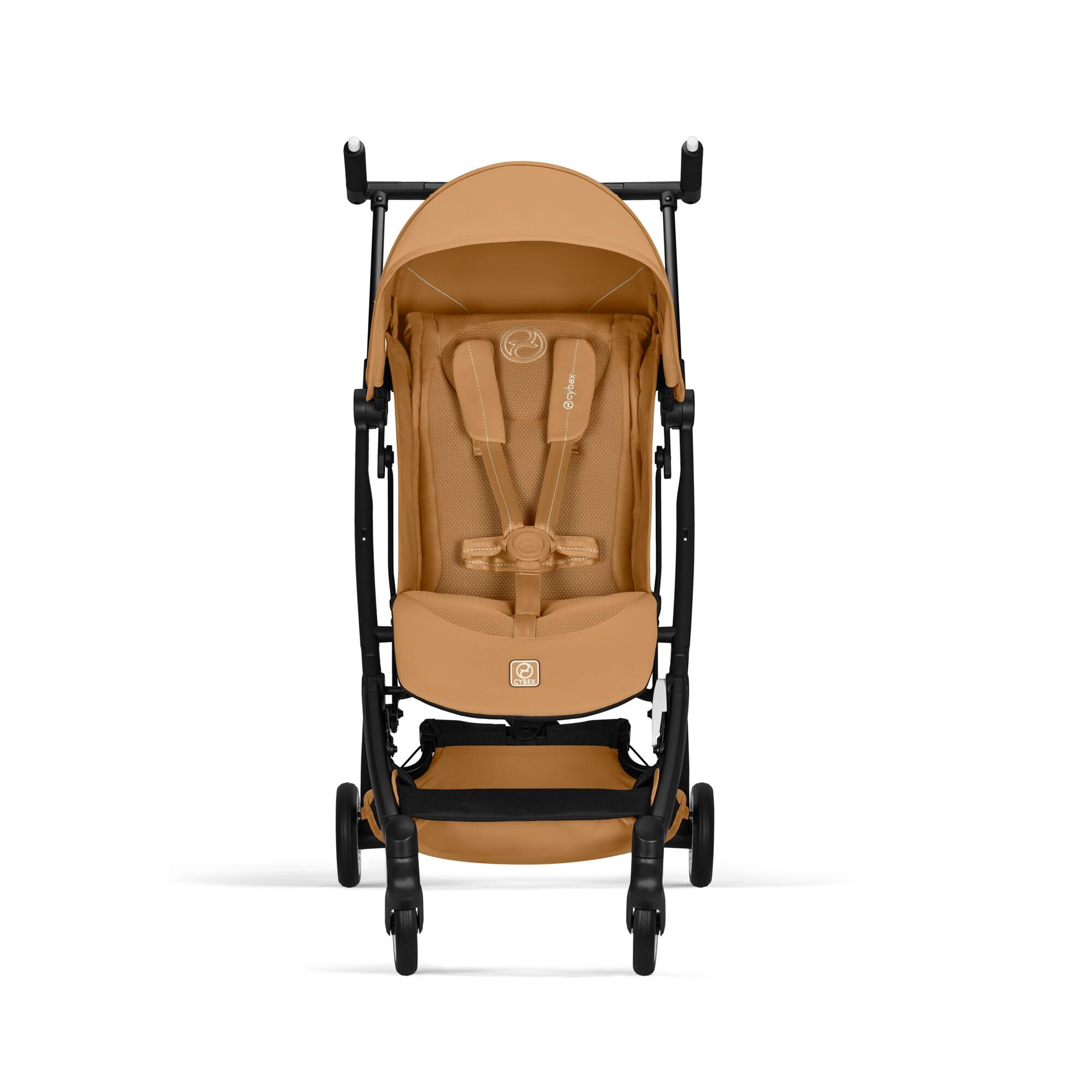 CYBEX Gold Wózek dziecięcy LIBELLE w rozmiarze pasującym do bagażu podręcznego, Od ok. 6 miesięcy do ok. 4 lat (maks. 22 kg), Ultralekki (tylko 6 kg), Jednoręczny system pasów, Cinnamon Yellow