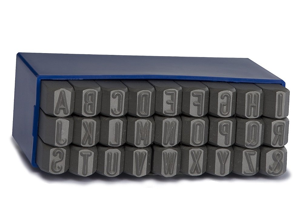 GRAVUREM 101.SR15 - Juego abecedario 27 piezas (A-Z) SR - Standard (15 mm)