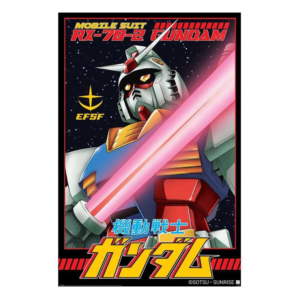 Gundam White Devil Maxi Poster (91.5cm x 61cm) (Multicoloured)