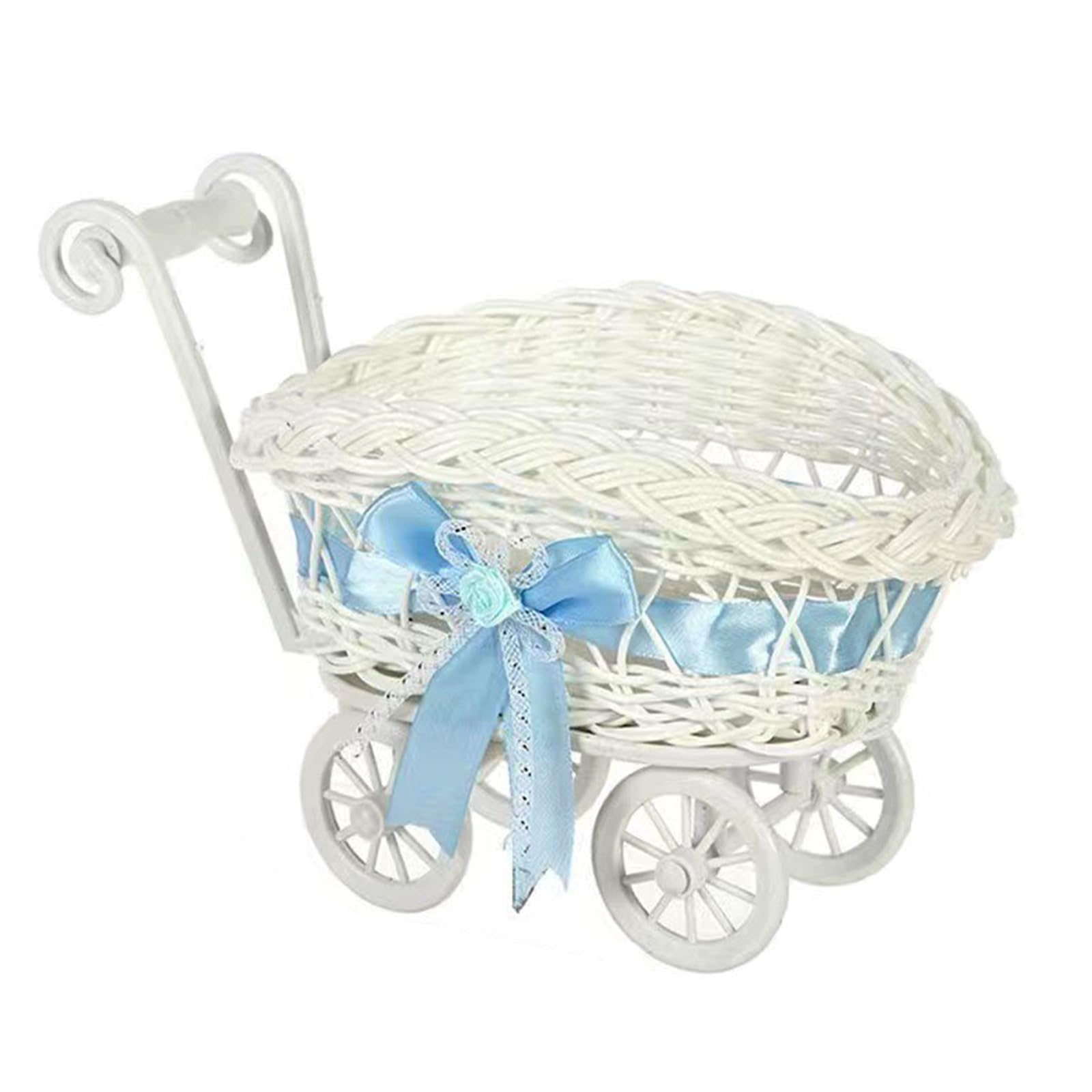 CAZSTYK Decorative Woven Basket for Wedding Party and Childrens Event Decoration Living Room Ornament Permanent Presentation Basket