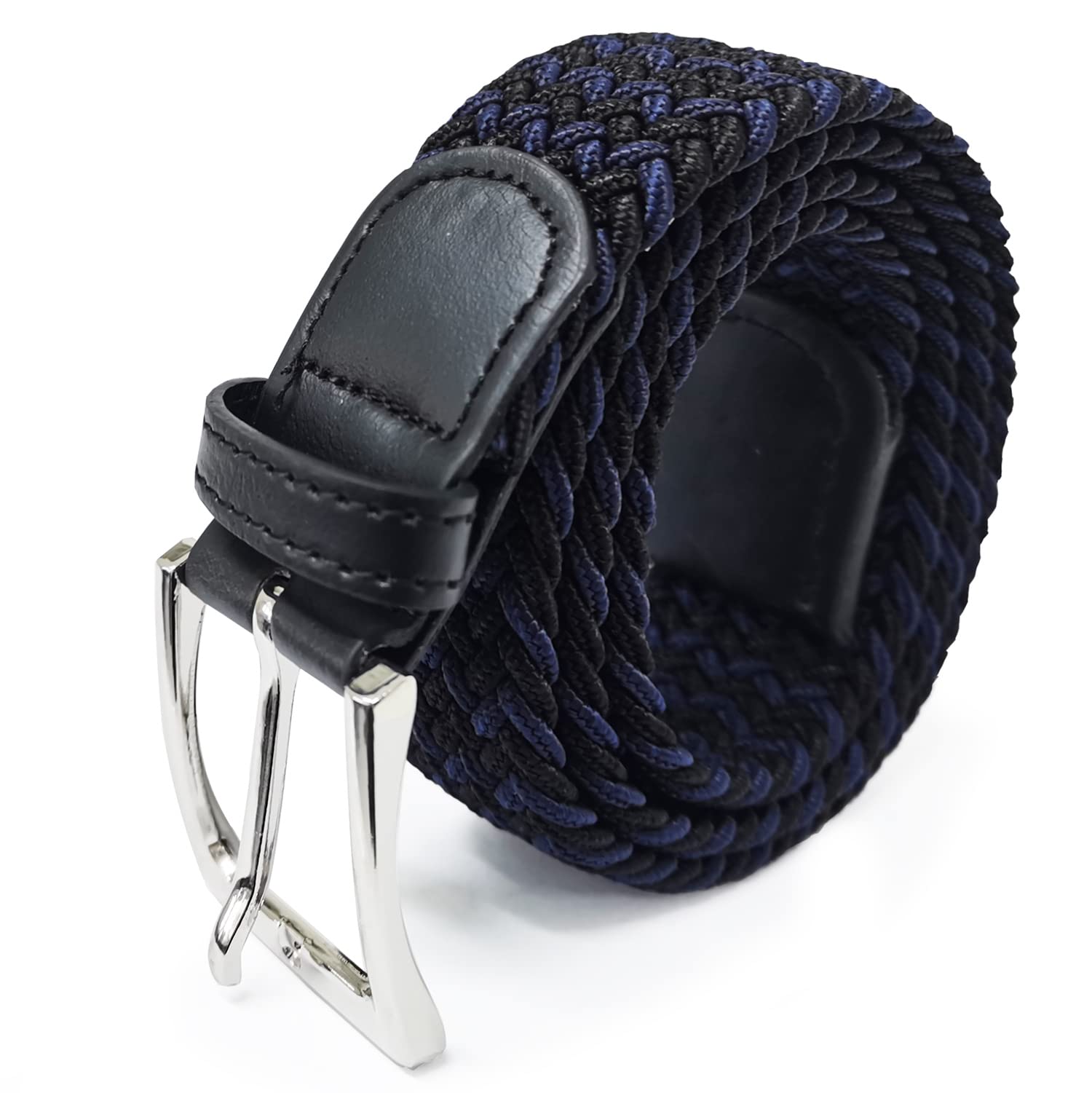 GLAMEXX24 Cintura Elastica Intrecciata per Uomo e Donna, Unisex Casual Cinture in Tessuto Elasticizzata Regolabile per Jeans