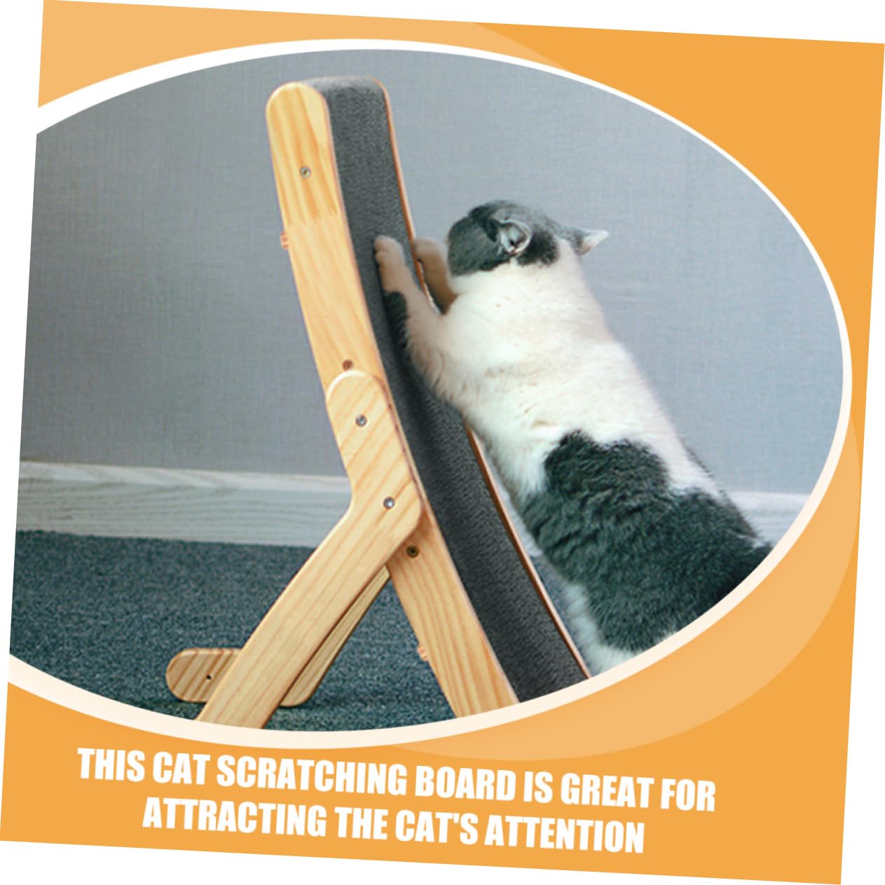 Rascador de Cartón para Felinos Almohadilla para Pulir Uñas de Felinos Estilo Decorativo Protege Muebles y Entretiene Apto para Uso Doméstico