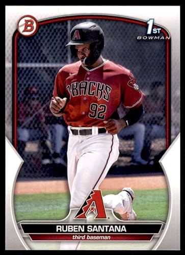 2023 Bowman Prospects #BP-42 Ruben Santana 1st Bowman Arizona Diamondbacks RC Rookie Baseball Trading Card