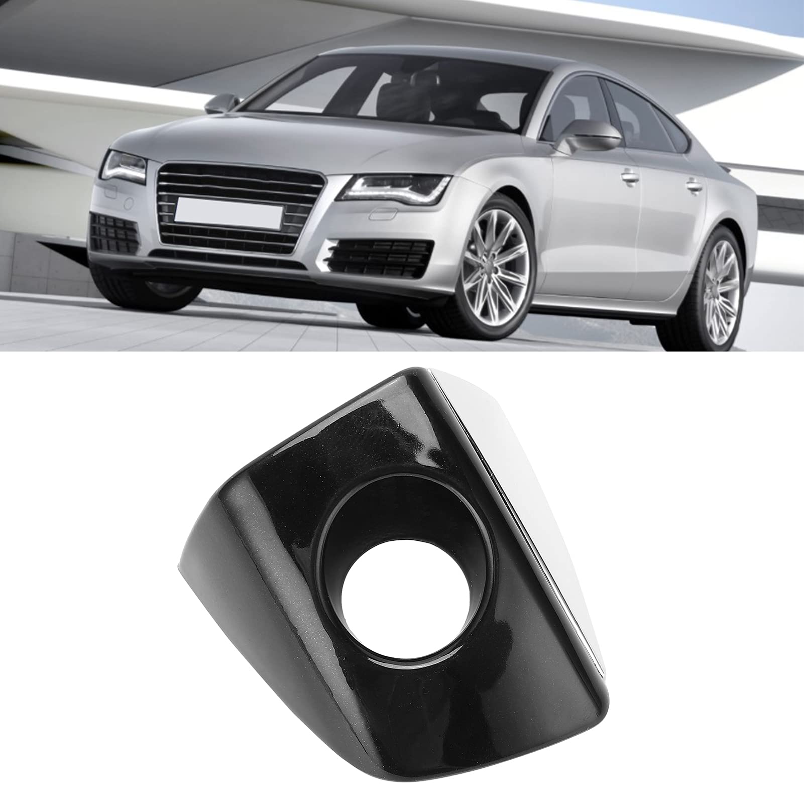 Akozon Auto Vorne Links Außen Türgriff Schlüssellochkappe 4H1837879B Abdeckung Des Türschlosszylinders dla A6 A7 A8 RS6 RS7