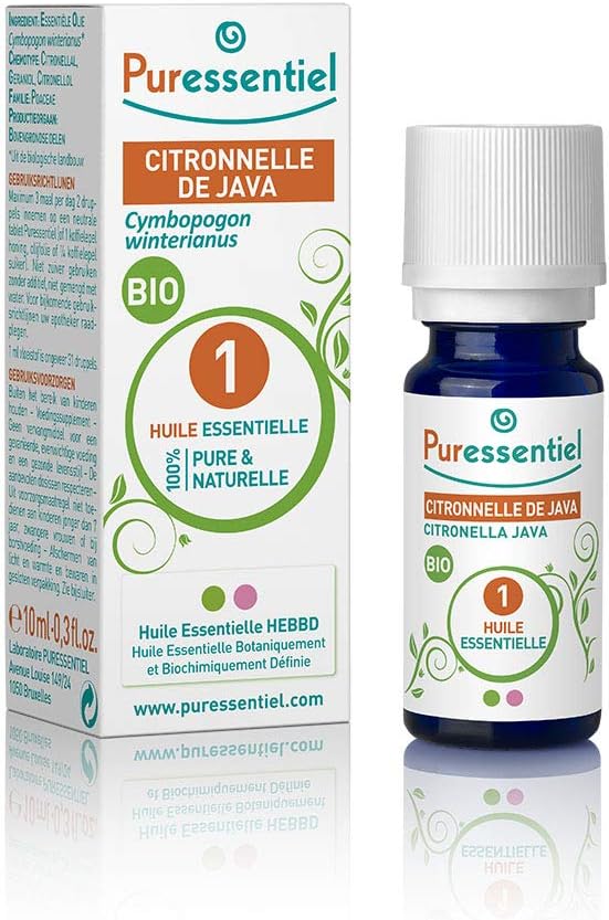 Puressentiel - Huile Essentielle Citronnelle de Java - Bio - 100% pure ...