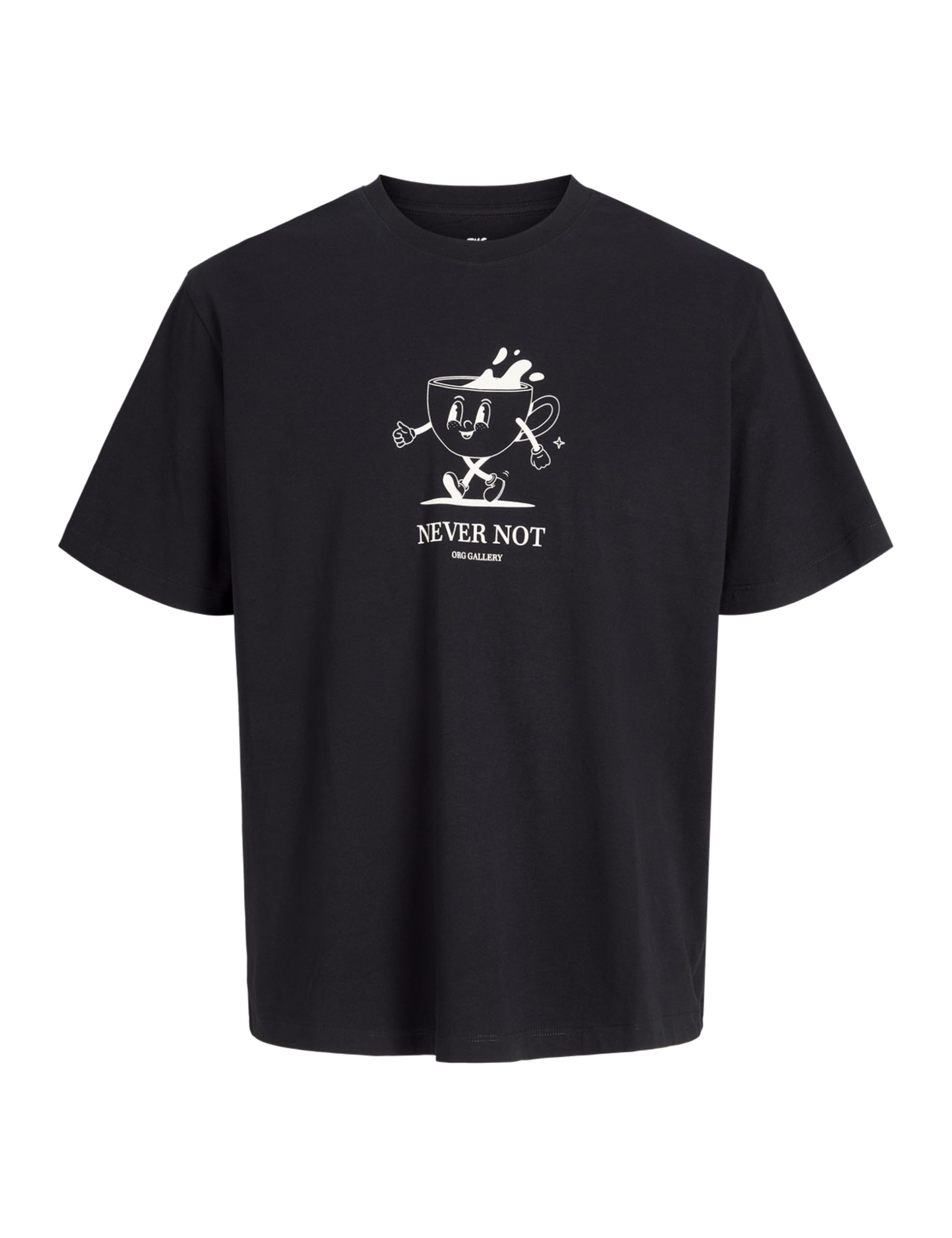 JACK & JONES Jorunexpect Tee SS Crew Neck Tg, Black, L