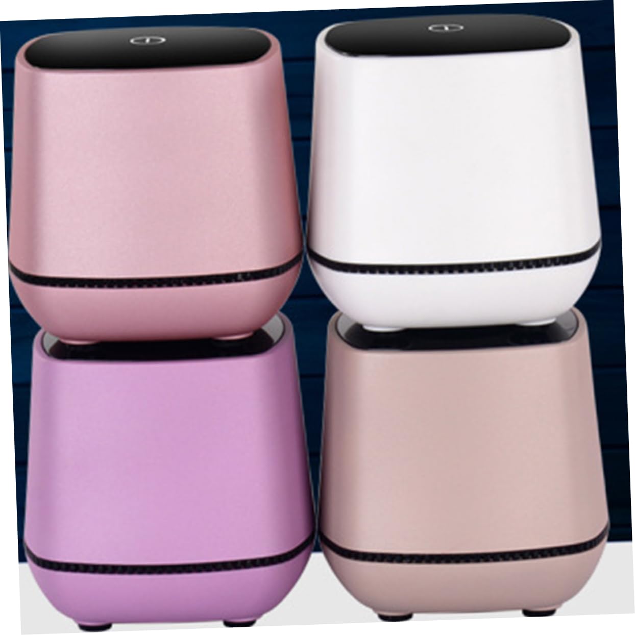 CONGARTENO Portable Mini USB Powered Computer Speakers with Bass Sound Wired Small Speaker for Desktop and Laptop Sleek Rose Gold Design for Use