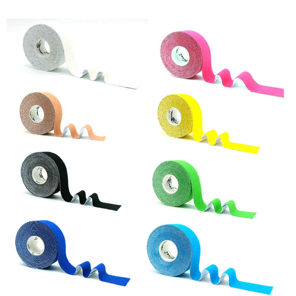 RAPHAEL Kinesiology Tape for Physical Therapy Sports Athletes- Water Resistant Tape for Muscles Joints Perfect for Any Activity