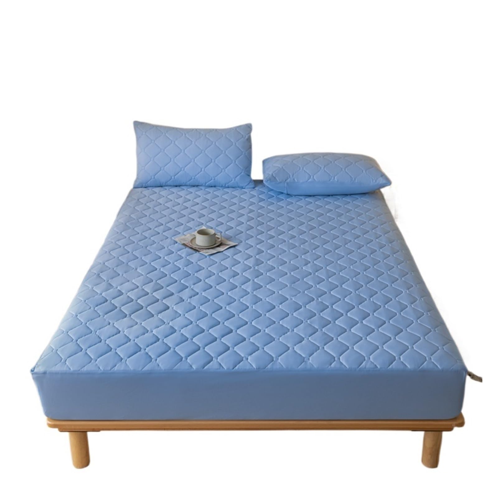 Housse de Matelas imperméable, protège-Matelas, Drap-Housse Respirant 140/160/200 pour Les Chambres et Les hôtels(J-6,180x200cm(71x79 in))