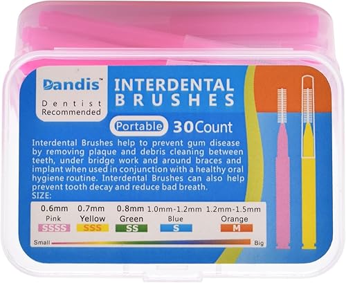 120Pcs Soft Interdental Brushes - Dental Floss Pick Refills