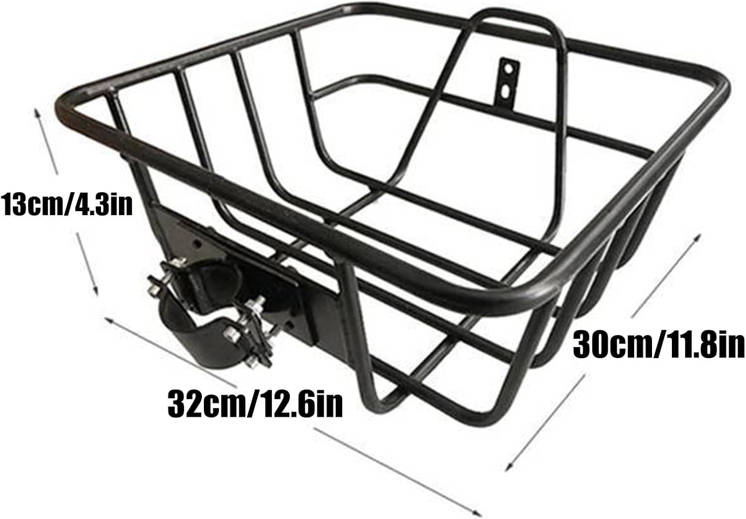 電動自転車用 フロント バスケット | 大型金属取り外し可能アタッチメント,電動バイク バスケット,ビーチ 山 モーターサイクリング