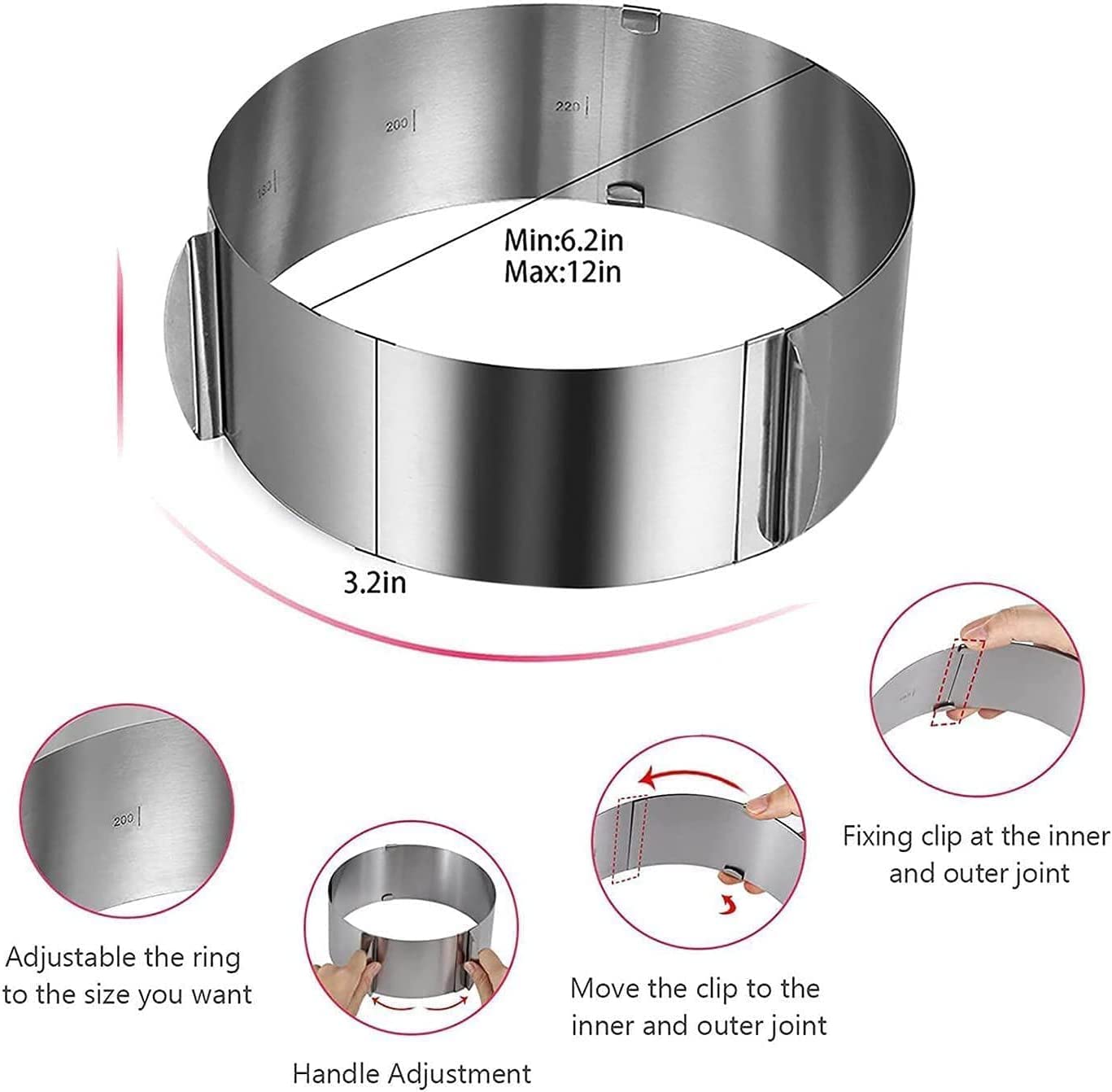 セルクル型各種各サイズ