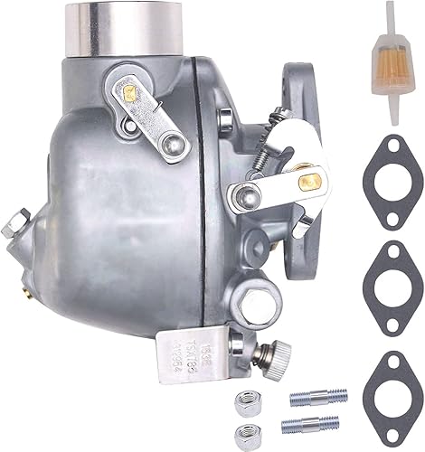 Miniatura 8 de NENKUTEN Carburador para Ford 501 601 701 4 Cyl y válvula de cierre de combustible 311292 738522