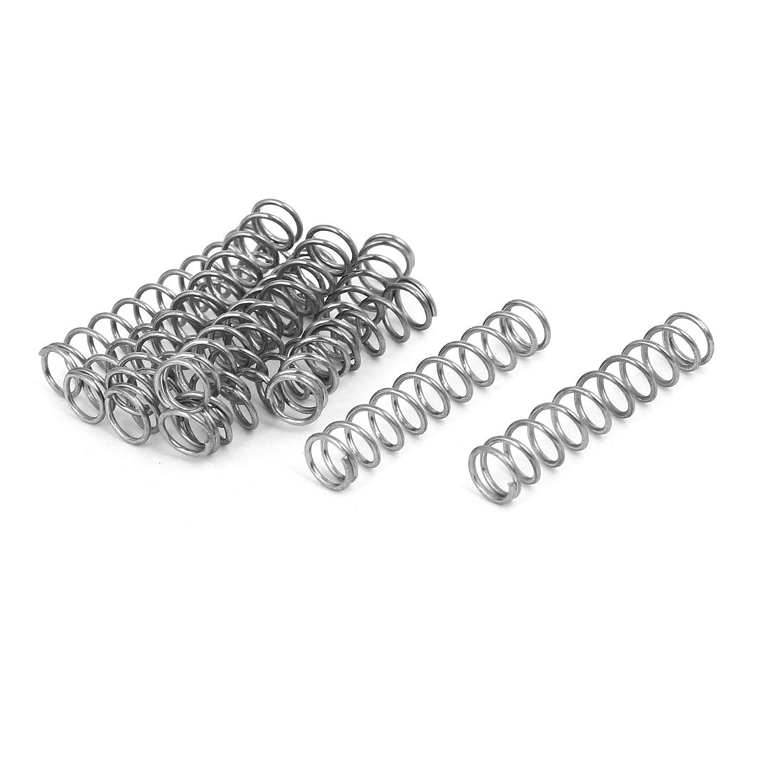 uxcell Compression Spring,304 Stainless Steel,7mm OD,0.8mm