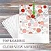 Samsill Scrapbook Storage Organizer Folders 12x12 Inch, 12 Pack, Paper Files with Customizable Tabs, Includes 12 Blank White tabs, Top-Loading, Heavy-Duty Files, Super Clear