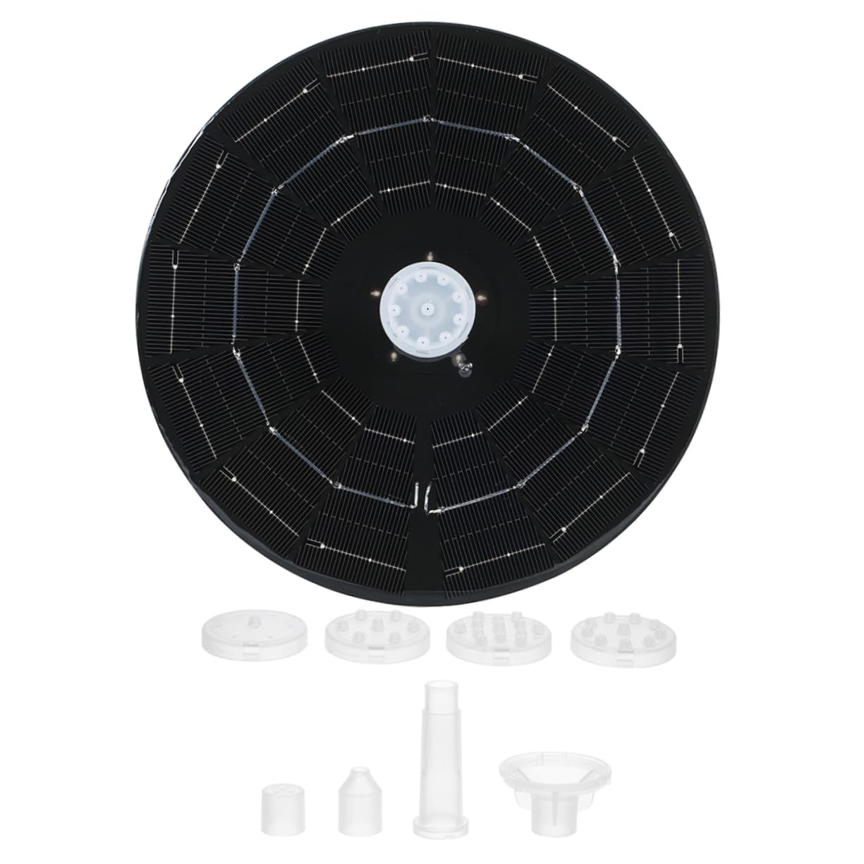 BESPORTBLE Solar Water Pump for Fountain 3.8w Solar Fountain Pump Replacement for Small