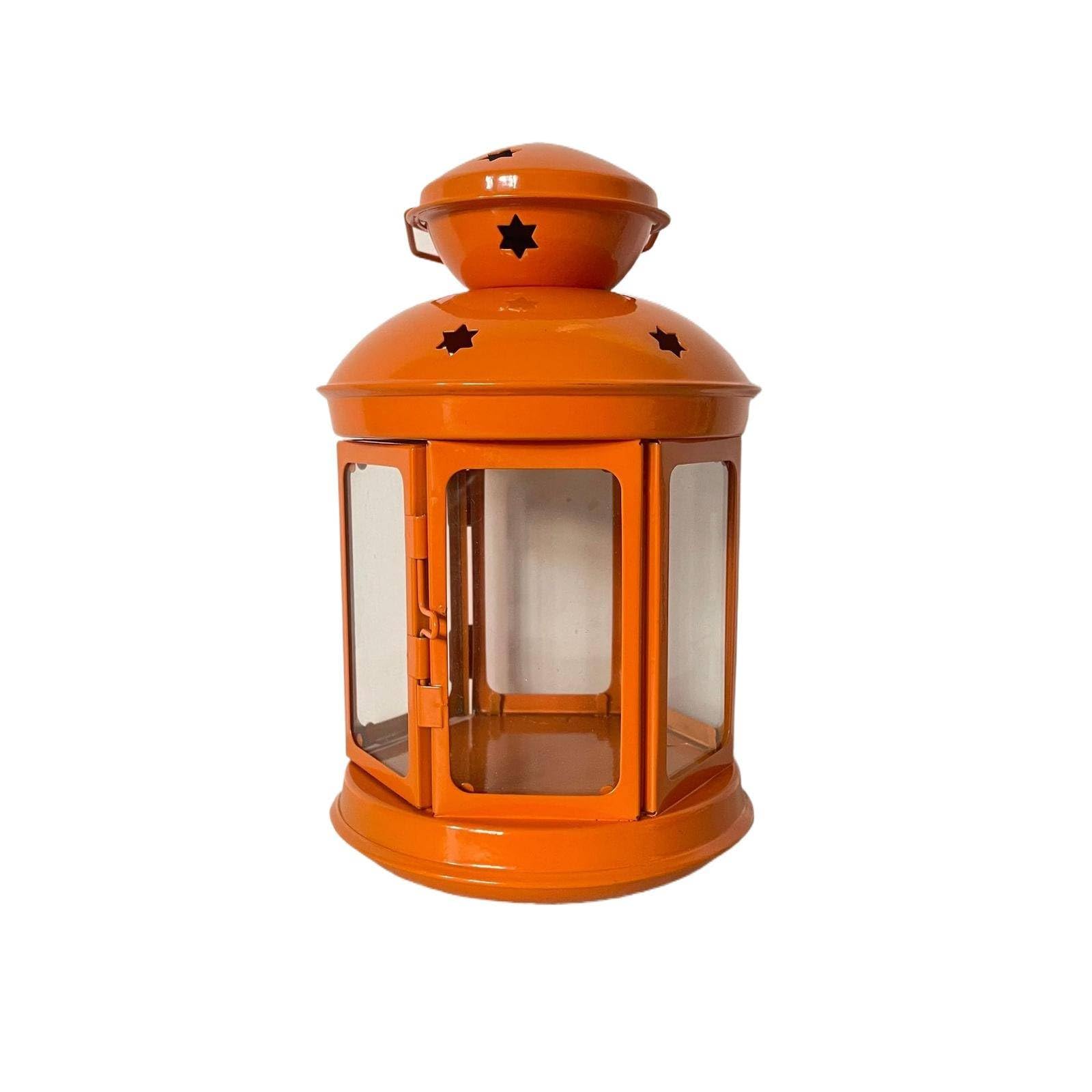 GeRRiT Iron Style Lantern, Horse Lantern, Candle Holder Handmade, 24x12.5cm