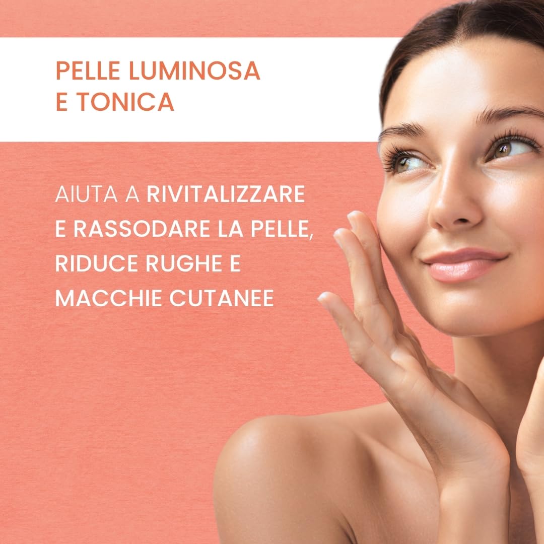 Renewè HYDRATE.CREAM Crema Viso Idratante Antiage Antiossidante con Astaxantina Pura, Vitamina C, E e Acido Ialuronico - Texture Leggera a Rapido Assorbimento - 50 ml