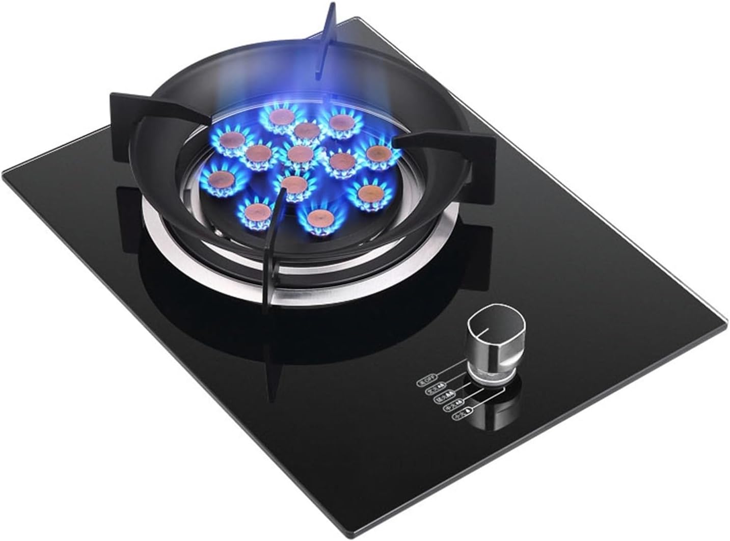 Estufa de Gas Empotrable 1 Quemador 7.2KW con Protección de Apagado