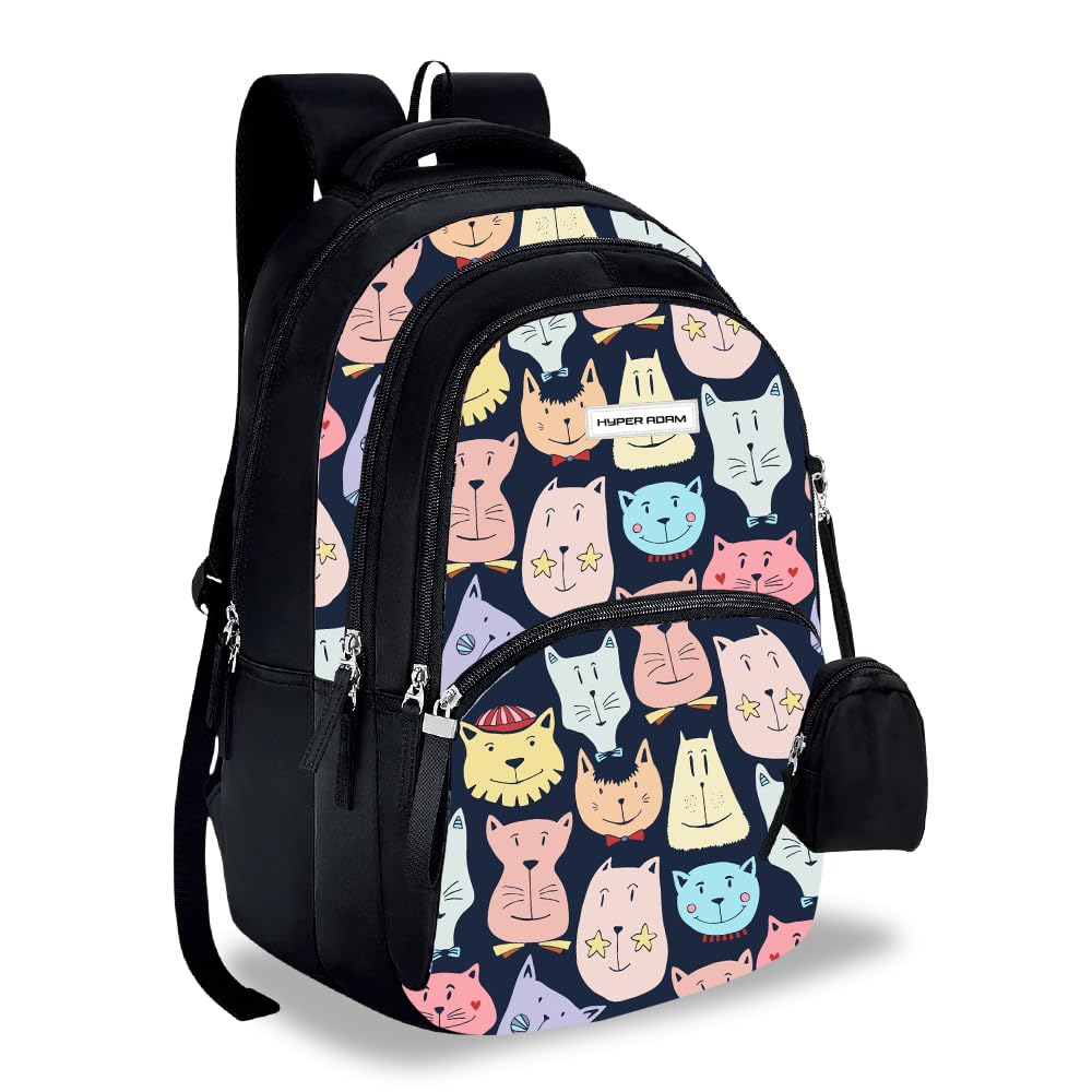 hyper adam 35 L School Bag For Kids | Waterproof Casual Backpack For Boys & Girls | College Bag | Tuition Bag |Traveling Back For Men and Women | With Extra Pouch & 1 Year Warranty-picture-27