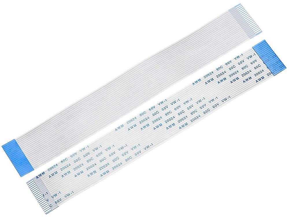 SLVC FFC Cable 20 Pin 1mm Reverse Pin(250mm Length) flat flexible FPC LVDS Ribbon Wire Flat Cable for digital camcorders,laptops,LCD TVs,LCD,3D Printer(White)(Pack Of 1) (B0BCQNFWJD) Amazon Price History, Amazon Price Tracker