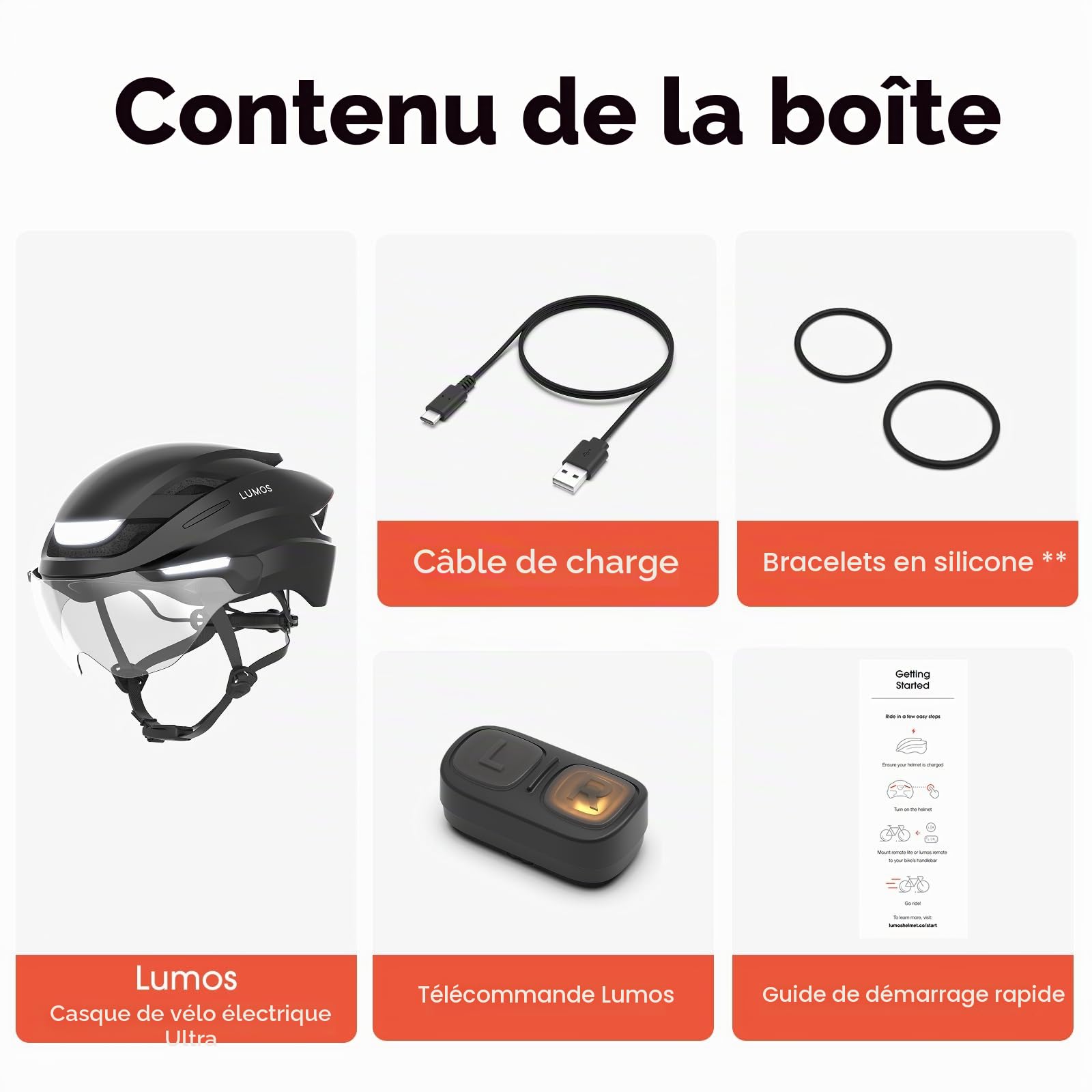 Lumos Ultra Casque de vélo électrique intelligent | Certifié NTA 8776 | Feux avant et arrière LED | Visière rétractable | Contrôle par application | Pour vélo électrique, scooter, cyclisme | Adultes,