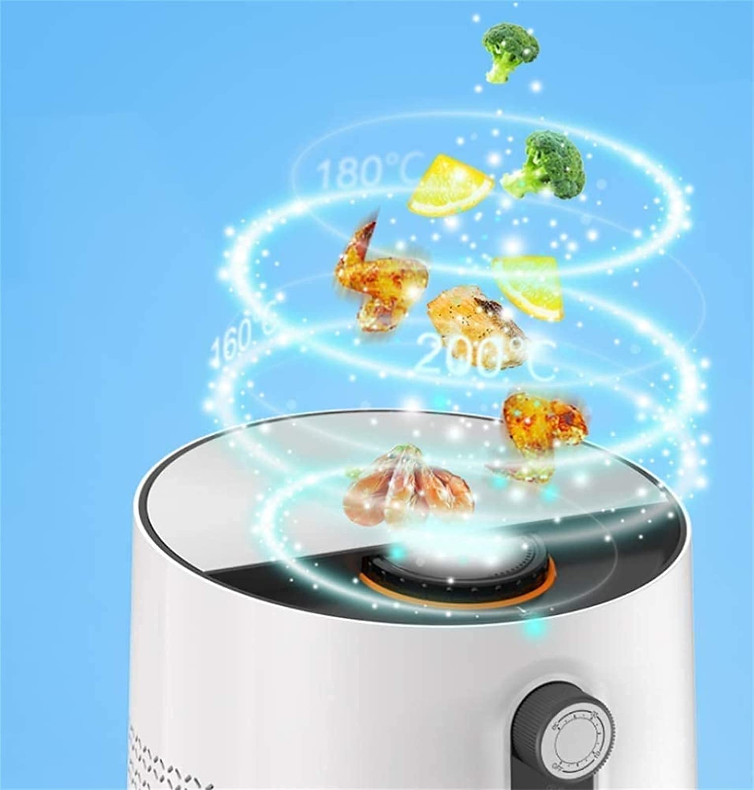 Frytkownica domowa 3,6 l, elektryczna frytkownica bezdymna, duża pojemność, frytkownica francuska Frieshine