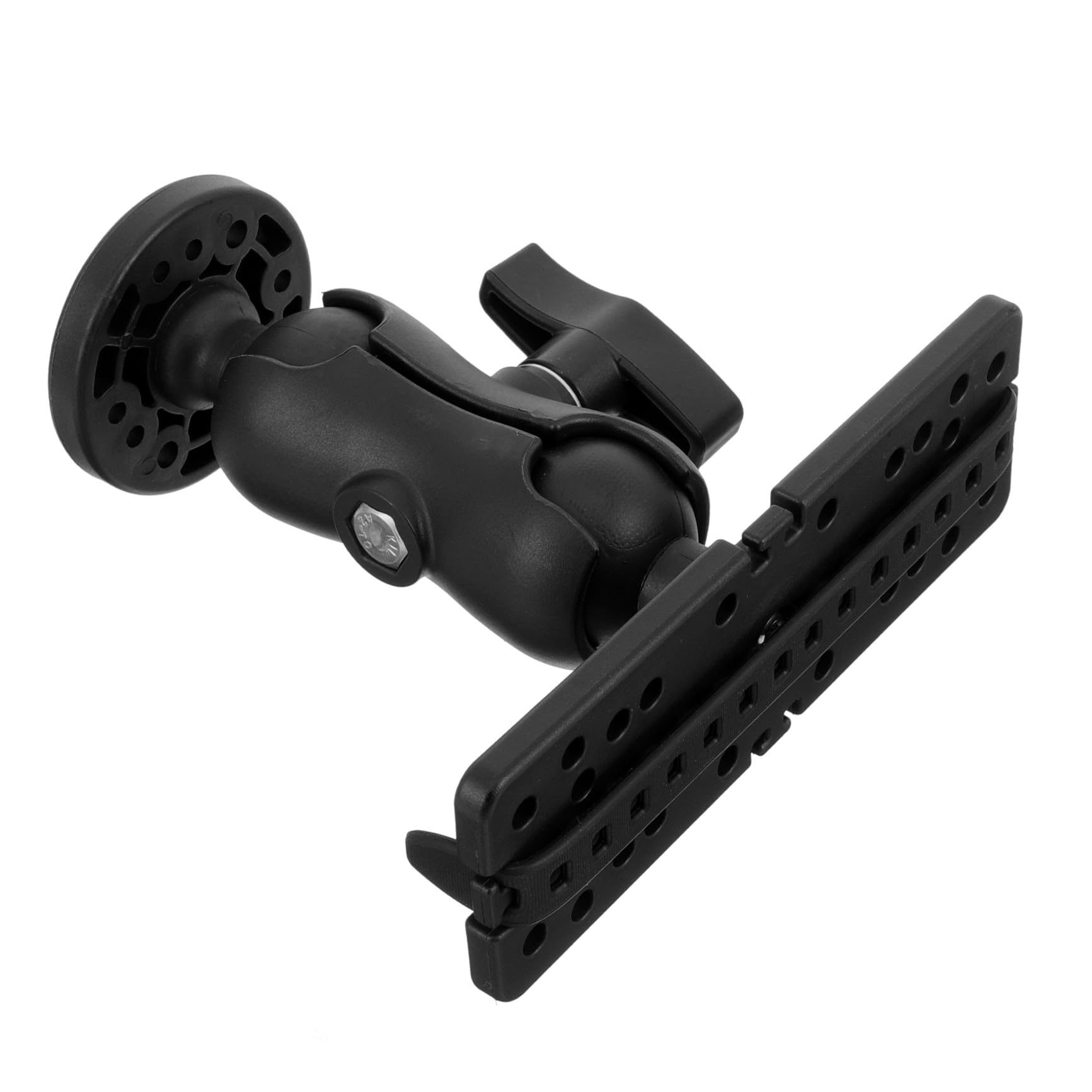 UPKOCH Schwarze Schwenkbare Echolot Fischfinder Halterung aus Nylon und Silikon Schnelle Montage für Kajak und Angelrutenständer als Multifunktionale Fischfinderhalterung