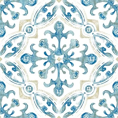 FloorPops 12-in by 12-in Tuscan Peel and Stick Floor Tiles (10 Tiles), (10 sq.ft./Carton)