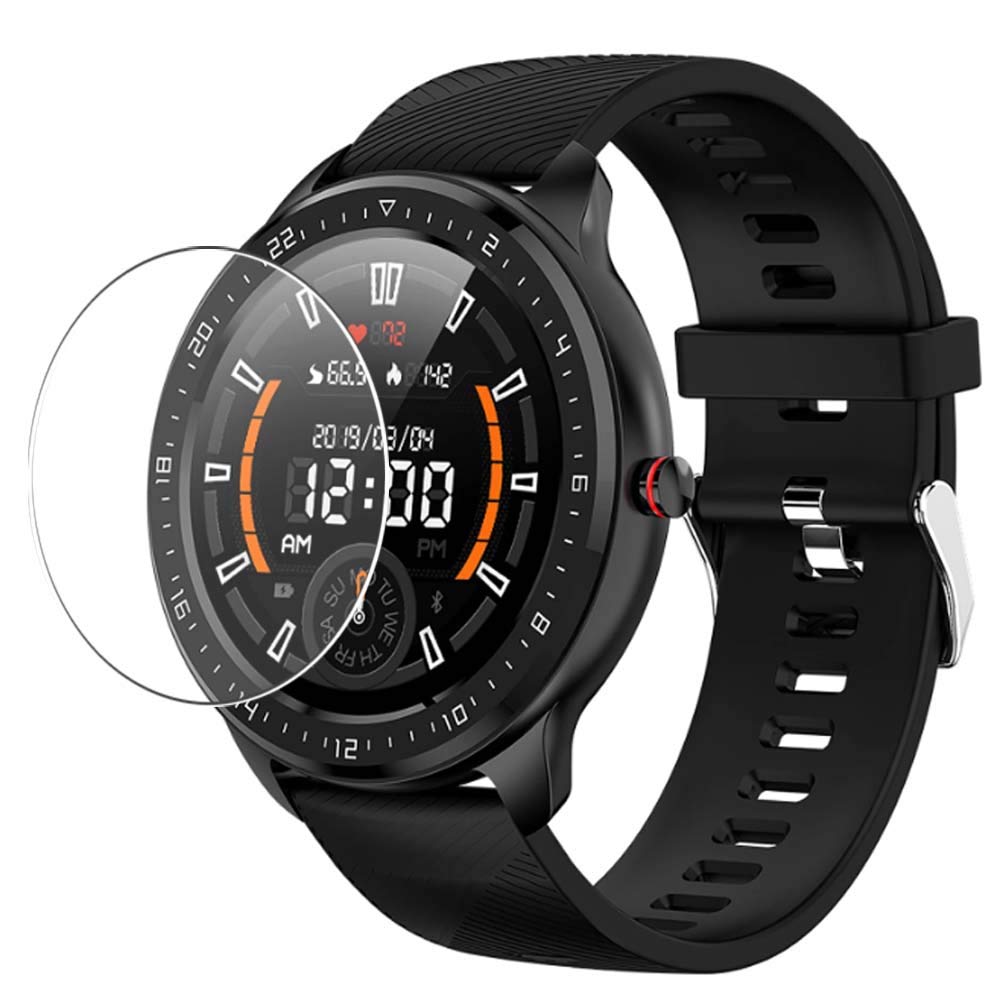 3 Pack Tempered Glass Screen Protector Film, compatible with MOTOK Z06 Smartwatch smart watch Protectors Guard new version