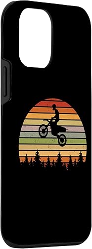 Miniatura 3 de iPhone 12 mini Retro Graphic Dirt Biker Motorcycle Enduro Motocross Biker Case
