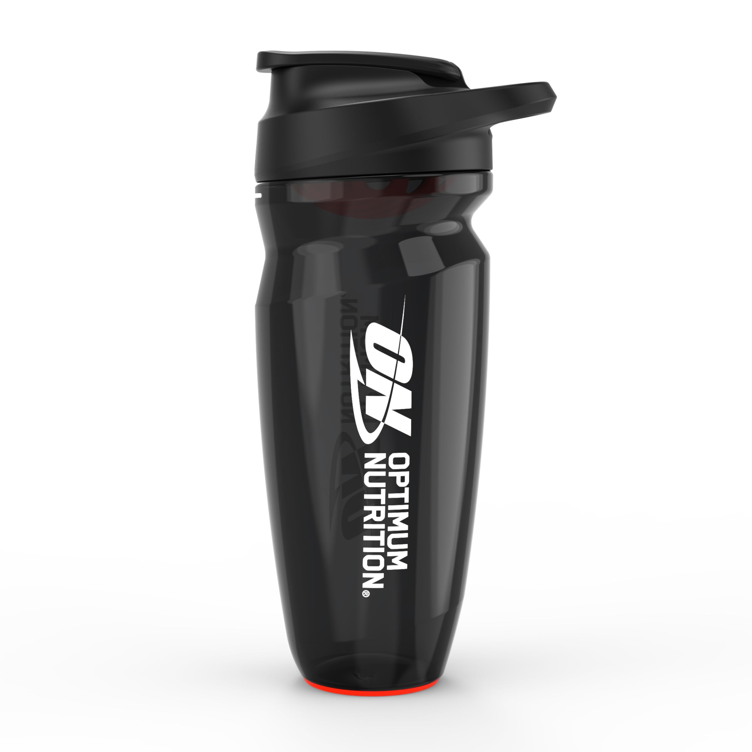 Optimum Nutrition Opti-Lock Shaker Bottle, 700 ml Capacity, Leak Proof Protein Shaker Cup with Click Lock Lid, Flip Cap, Integrated Agitator, Measurement Scale, BPA Free Durable Gym Shaker