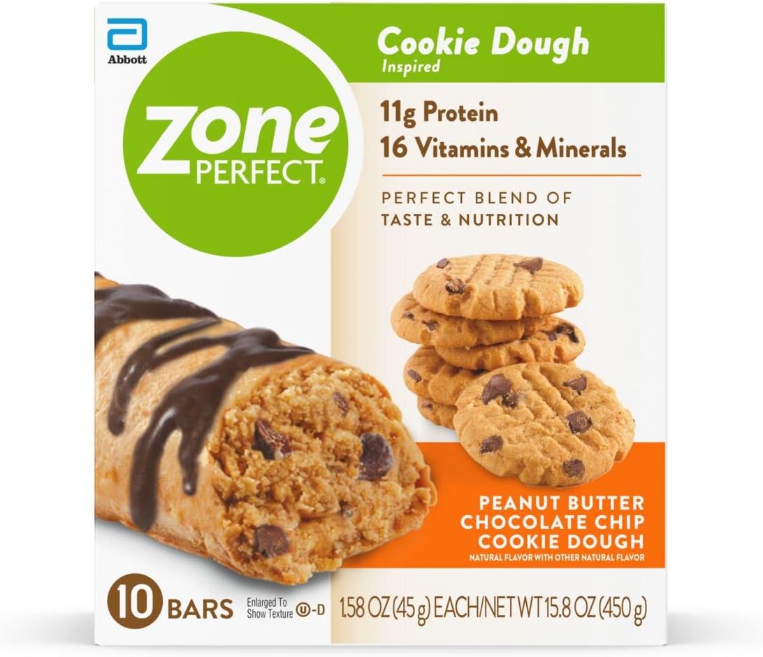 ZonePerfect Protein Bars, 16 vitamins & minerals, 11g protein, Nutritious Snack Bar