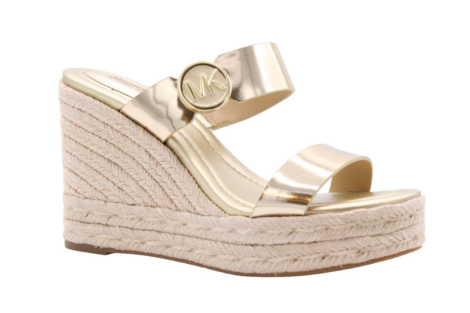 Michael Kors Women's Lucinda Espadrille Wedge Sandal, Pale Gold, 9.5 :  Amazon.ca: Clothing, Shoes \u0026 Accessories