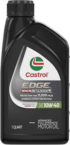 Miniatura 7 de Castrol - Aceite de motor sintético completo de alto kilometraje 06171, 10W-40, 1 cuarto, 6 unidades