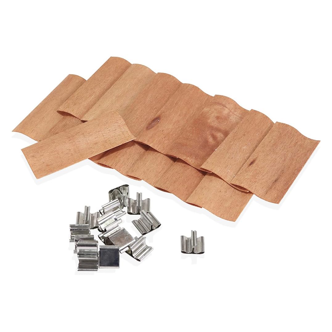 20 zestawów 60-200 * 40 mm knot z drewna wiśniowego duże drewniane knoty do produkcji świec z metalowym uchwytem na knot bezdymne świece sojowe knoty