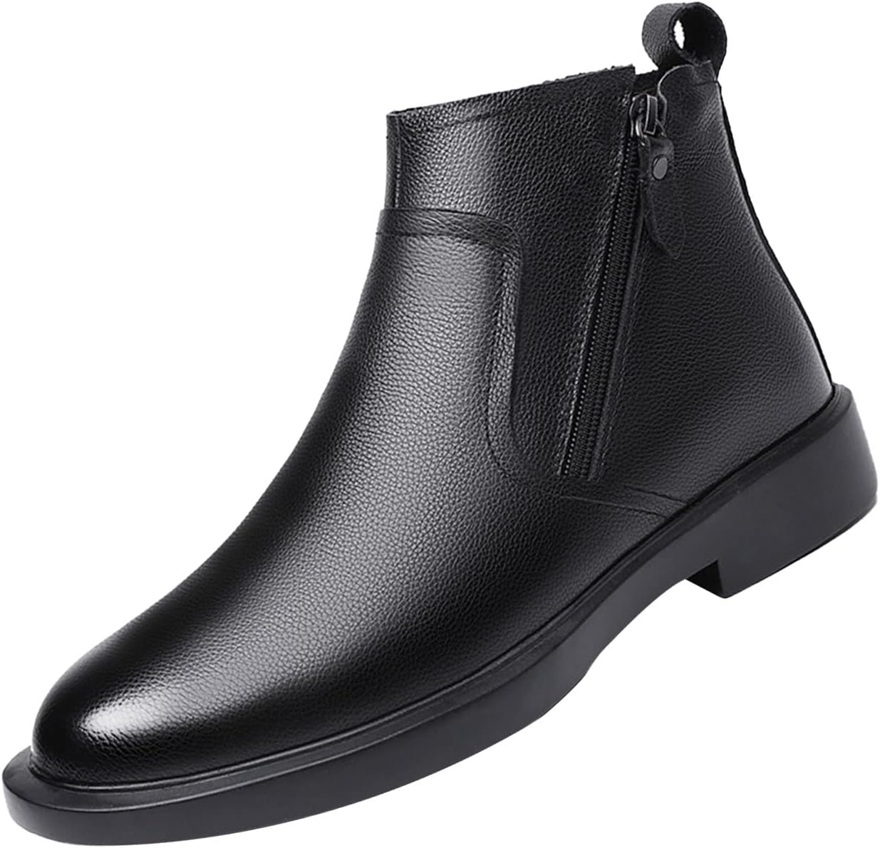 Men's Black Leather Dress Chelsea Boots,Fall Guyana Ubuy