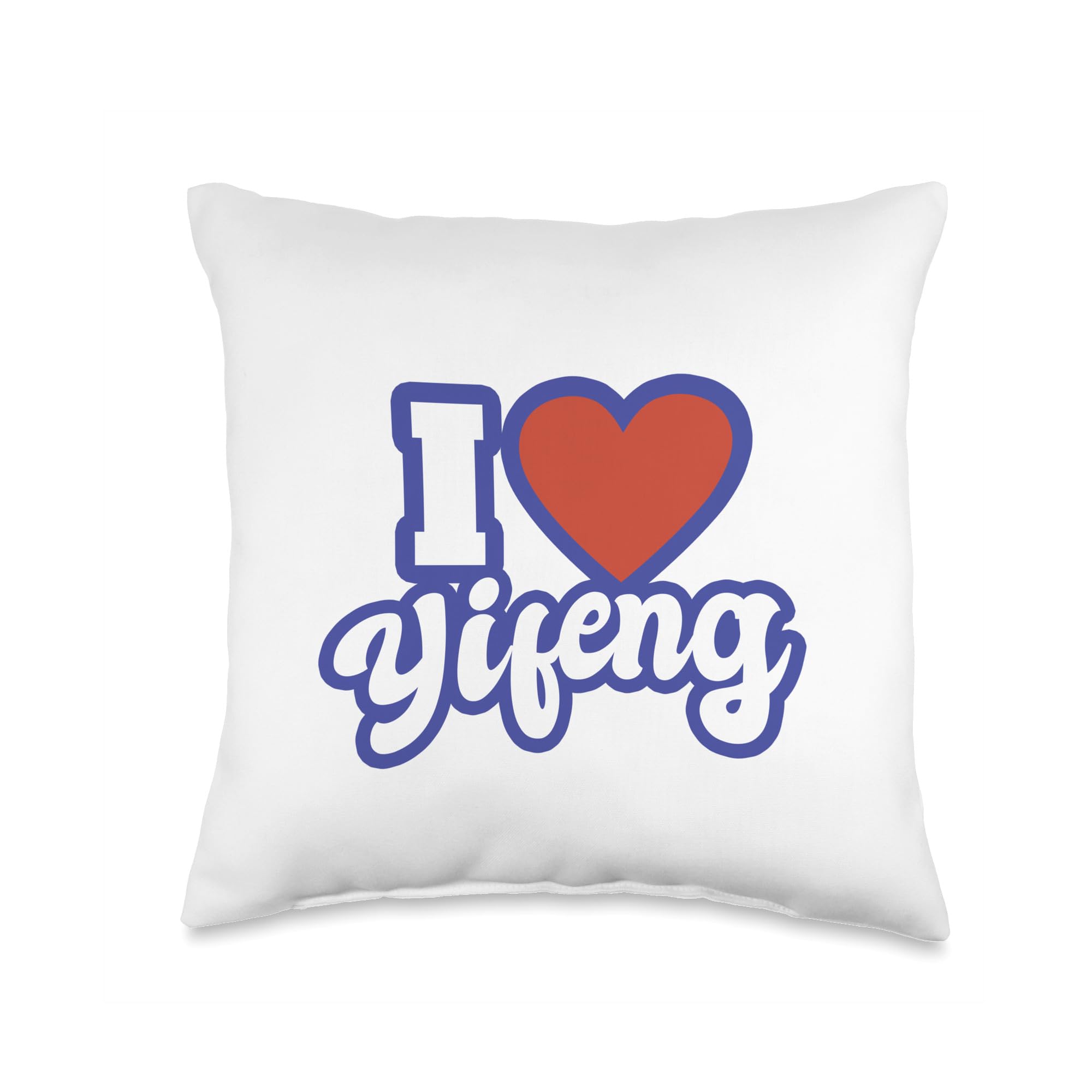 I Love Yifeng Throw Pillow
