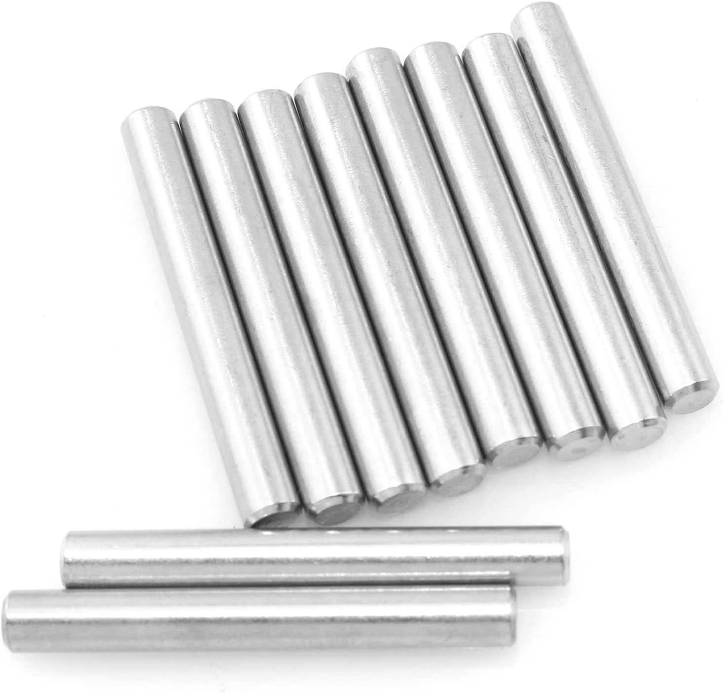 10PCS 5x40 Stainless Steel Straight Shelf Support Pins Silver Tone Shelf Pins