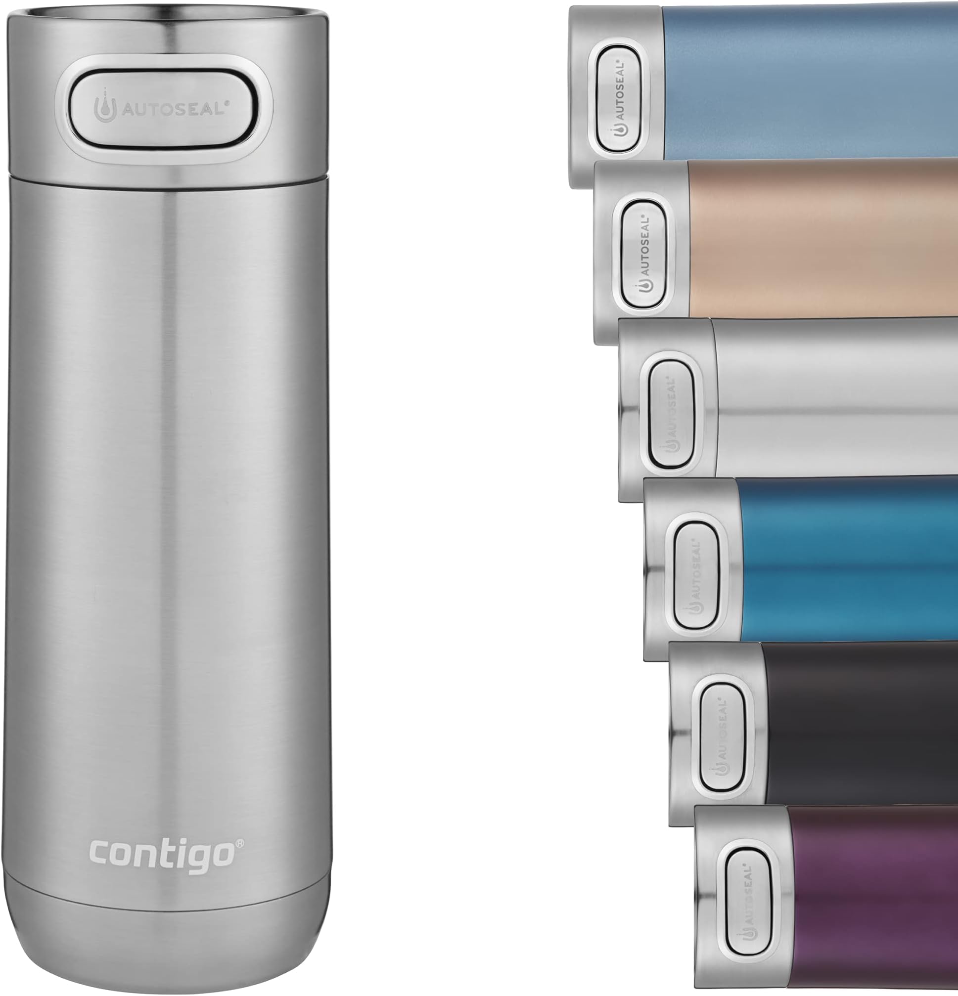 Thermos 101535 Stainless Steel King Travel Tumbler, Red, 470 ml, 1