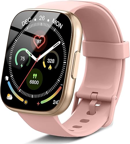 Miniatura 14 de Reloj inteligente con Alexa integrado, pantalla táctil HD de 1.83 pulgadas, rastreador de actividad física con llamadas Bluetooth, reloj de fitness